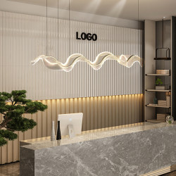 Artistic Streamer Restaurant Bar Counter Chandelier Creative Bar Cashier Counter Tea Room Hotel Model Room Lamp