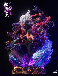 One Piece Series Gk Hell's King Enma Zoro Anime Figure Statue Model Trendy Ornament Men's Gift