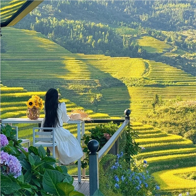 桂林阳朔旅游4天3晚跟团游龙脊梯田吊脚楼千里江山图2-8人四日团