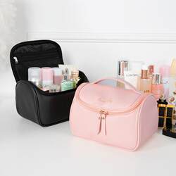 2020 Winter New Waterproof and Moisture-Proof Large Capacity Portable Handheld Large Opening Cosmetic Bag Bathroom Storage Organizer Bag