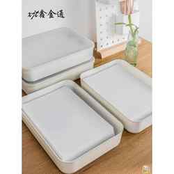 A4 Paper Storage Box for Printing Papers, Document Organizer with Lid, Desktop Storage Basket for Miscellaneous Items