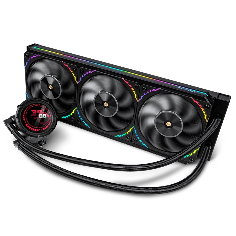 瓦爾基裏(VALKYRIE）A360 VK一體式CPU水冷式散熱器ARGB光效一線通