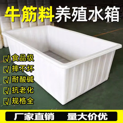 Large Thickened Plastic Water Tank Rectangular Household Breeding Tank Special Square Bucket for Fish Farming Plastic Bucket Oxford Basin