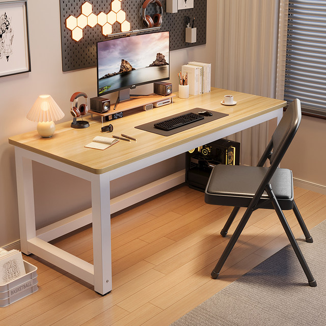 Desktop computer table bedroom home simple desk study table rectangular ...