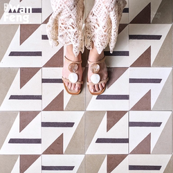 Moroccan Small Tiles American Retro Kitchen Balcony Entrance Garden Bathroom Restaurant Background Wall Niche Wall Floor Tiles