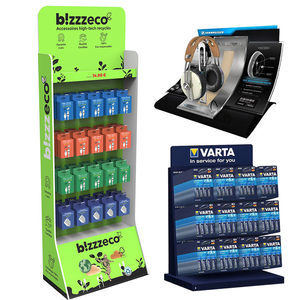 
PVC display rack double-sided foam Chevron board display rack slot board hook 3c digital accessories billboard display rack