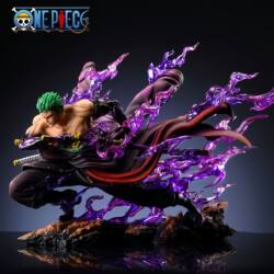 Anime One Piece Merchandise Drifting Zoro Figure with One-Sword Style, Zoro Model Statue, Trendy Toy Figurine Decoration