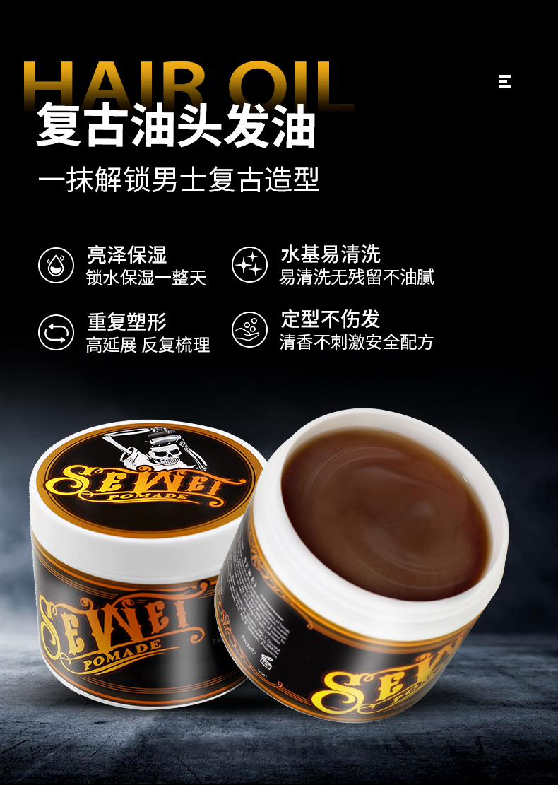 スタイリング剤 Ma Zioxi Sculpting Matte Clay Pomade - ヘアワックス 全ての髪質