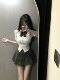 Summer jk uniform waist shirt women's top short-sleeved college style slim white shirt hot girl skirt suit
