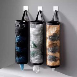 Garbage Bag Storage Organizer for Home Kitchen Cabinets, Wall-Mounted Plastic Bag Storage Bag, Thickened Storage and Organization Hanging Bag