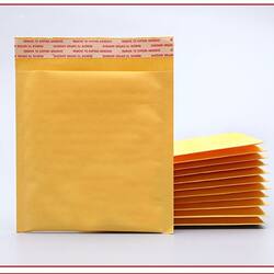 Kraft Paper Bubble Bags, Yellow Envelope Bags, Anti-Fall Packaging Bags, Anti-Collision Yellow Paper Self-Sealing Bags, Thickened Bubble Bags