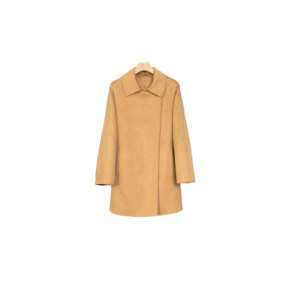 A buckle medium-length doll collar for the front shoulder, small, warm and slim temperament, new cashmere commuter coat 2569