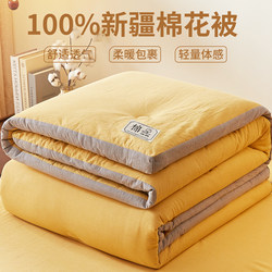Xinjiang Cotton Quilt, Spring and Autumn Quilt, Winter Quilt, Thickened and Warm, Pure Cotton, Machine Washable, Single Size