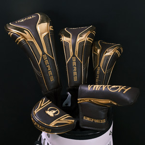 
honma four-star new golf club set, head cover, ball head protective cap cover, unisex wooden club cover