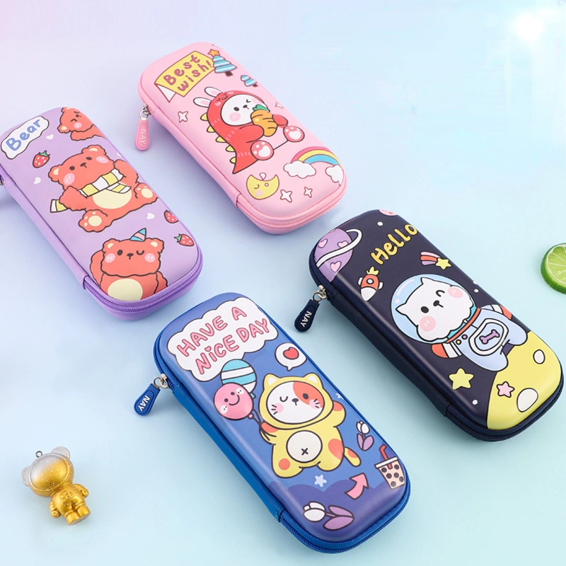 Cheap 3D EVA Large Capacity Pencil Case Pen Holder Cute Cartoon