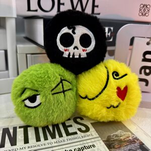 
One Piece can speak and make sounds Green Algae Head Zoro Doll Keychain Pendant Fleece Toy Replaceable Battery