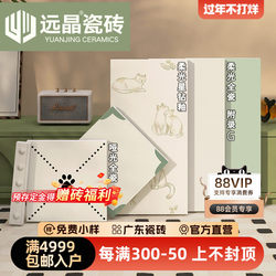 Yuanjing 300X600 Cat Cream Style Bathroom Tiles Kitchen Wall Tiles Cat Claw Balcony Floor Tiles All-Ceramic Milk White