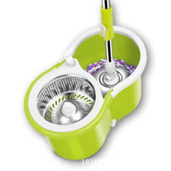 Eight-Shaped Bucket Magic Mop, Rotating Mop, Hands-Free Washing, Spin Mop, Dual-Drive, with Liquid Dispenser Bucket, Hand-Pressed Mop