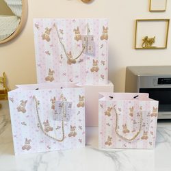 Gift Tote Bag, Cartoon Gift Bag, Birthday Gift Bag, Packaging Bag, Clothing Shopping Gift Bag, Kraft Paper Bag