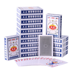 Wuyi 959 Hold'em Player wholesale cheap Park Key paper brand 100 pair of chess and card rooms with 10 pairs of original genuine products