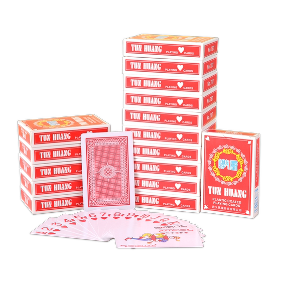 
Minghuang 787 playing cards whole box wholesale cheap Park Ke card whole box 100 pairs of chess and card room 10 pairs of genuine products