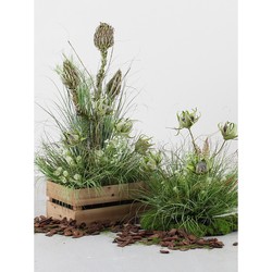 Wabi-Sabi Style High-Quality Realistic Touch Artificial Sunflower Plant Art Indoor Living Room Window Display Trendy Decorative Piece