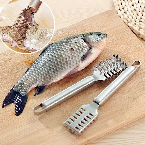 Stainless Steel Fish Scale Scraper Sawtooth Peelers Fast-Taobao