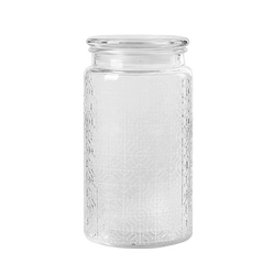 Food grade kitchen storage jar glass clam cloth