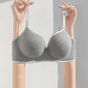 
Thickened 5CM small breast push-up and enlarged underwear for women, seamless, wire-free, secondary breasts, soft support, anti-sagging bra