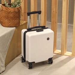 Imported from Germany, 14inch Small Trolley Suitcase 20×30×40cm for Spring and Autumn Travel on Western Airlines