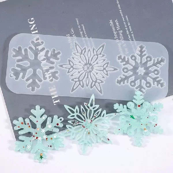 Snowflake Ornament Silicone Mold