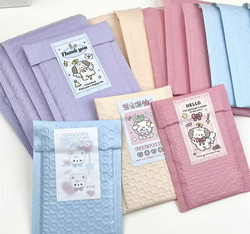 Thickened Macaron-Colored Small Card Packaging Materials, Small Card Protection Materials, Shockproof and Anti-Drop Bubble Packaging Bags