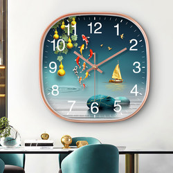 Square Wall Clock for Living Room, Home Office, Light Luxury Modern Minimalist Silent Quartz Clock, Creative Decorative Wall Clock