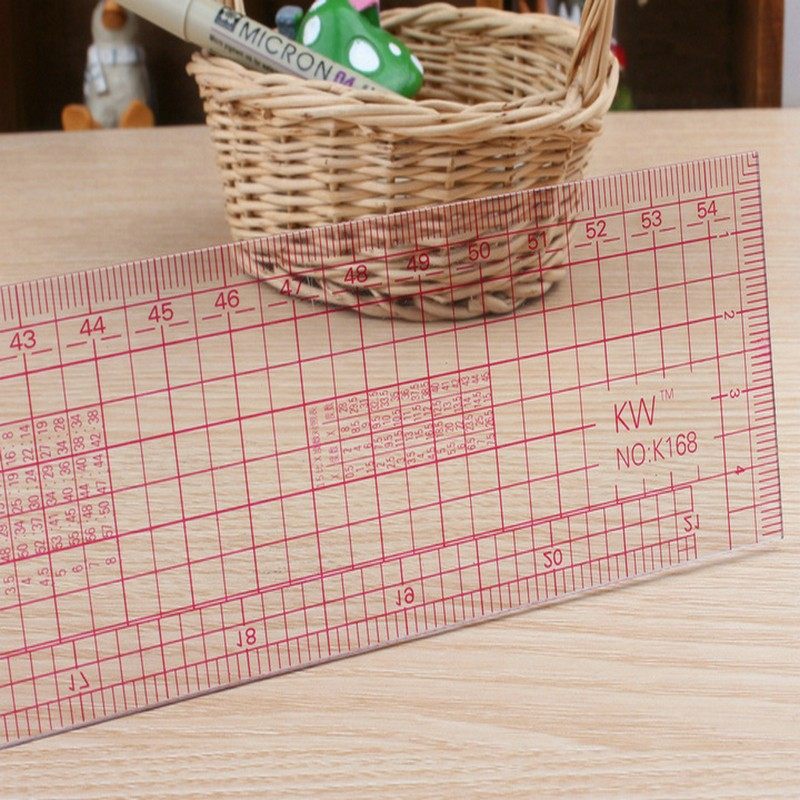 부드럽고 깨지지 않는 등급자, 길이 55CM, 종이 패턴 자, 의류용 소프트 자, 패턴 제작 용품, 지워지지 않는 눈금 내장 -