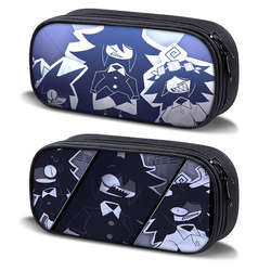 Fpe Behavior Basics Pencil Case Compass Miss Principal Stationery Bag Student Cute High-Value Gaming Peripheral Girls Large Capacity Canvas Stationery Box Boys High School and Primary School Students Multi-Layer Pencil Case