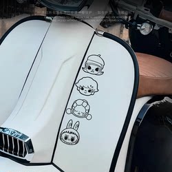 Car Two-Dimensional Stickers, Electric Vehicle Stickers, Waterproof Body Stickers, Car Window Stickers, Luggage Stickers, Computer Cartoon Personalized Decorative Stickers