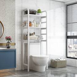 Bathroom Shelf Above the Toilet, Storage Rack, Bathroom Organizer, No-Drill Toilet Rack