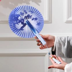 Magnetic Folding Fan, Traditional Chinese Fan, Women's Dance Fan, Hanfu Fan, Student Folding Fan, Dance Fan with Chinese Style