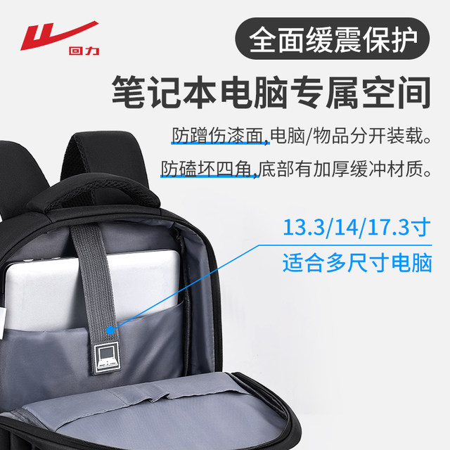 Pull back laptop bag backpack 2024 new men's business commuting light ...