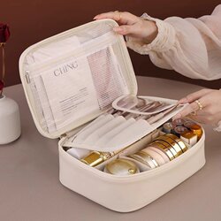 Cosmetic Bag for Women, Large Capacity, Portable, 2026 New Style, Light Luxury, High-End, Internet Celebrity Travel Cosmetic and Toiletry Bag Storage Bag