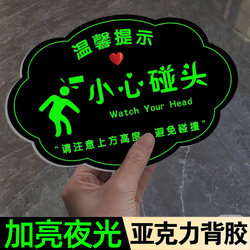Luminous Warning Signs for Bumping into People, Caution Signs for Bumping into People, Safety Reminder Signs for Going up and down Stairs, Caution Signs for Slippery Steps, Luminous Signs, No Smoking Signs, Signs Indicating Surveillance