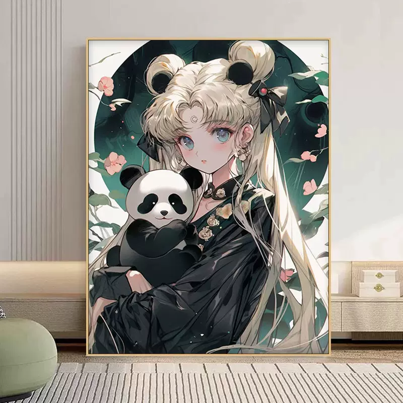 油彩画[模写] 鬼灭之刃时透无一郎数字油画2025新款手工diy填色