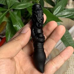 Natural Obsidian Pen Knife Ornaments, Hand-Carved Pen Knives, Home Living Room and Entrance Hall Decorations, Great Gifts