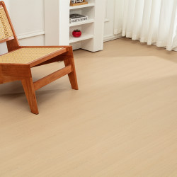French-Style Gentle and Healing Cream-Colored Eco-Friendly Household Reinforced Composite Wood Flooring, Wear-Resistant, Waterproof, Suitable for Underfloor Heating, Click-Lock System, 12mm