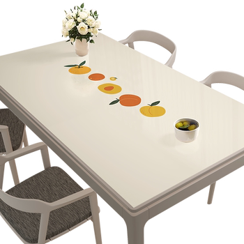 Disposable tablecloth soft glass pvc light luxury