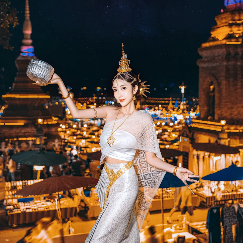 10人小团含妆造旅拍云南西双版纳旅游基诺山雨林徒步望天树傣族园