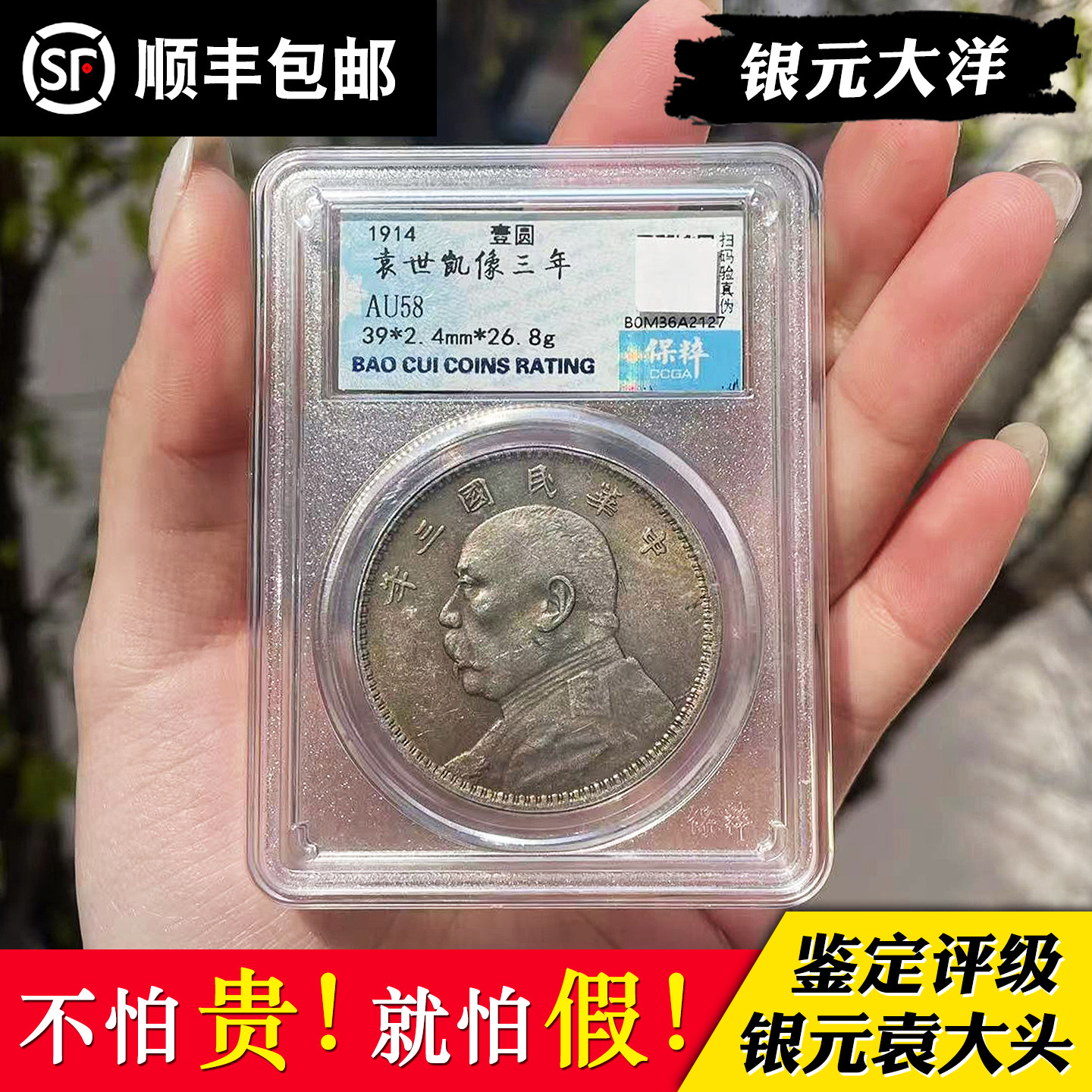 PCGS XF45袁大头-淘宝逛一逛
