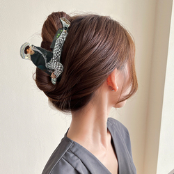 Wang Yibo's Same Style Acrylic Humanoid Grabber Female Funny Hairpin Hair Grab Back Of Head Shark Clip Headwear Hairpin