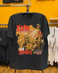 Classic design digital direct injection korn band dark style hip-hop oversize short-sleeved T-shirt large size