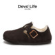 Devo Life cork shoes winter plus velvet wool casual women's shoes autumn and winter cotton shoes warm fur shoes 96008